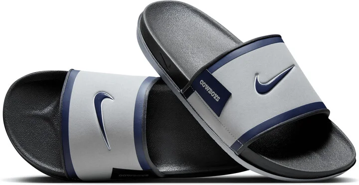 Nike Men's Offcourt (Dallas Cowboys) Offcourt Slides in Grey | FN3334-001