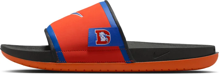 Nike Men's Offcourt (Denver Broncos) Offcourt Slides in Orange | FN2958-800 - Image 2