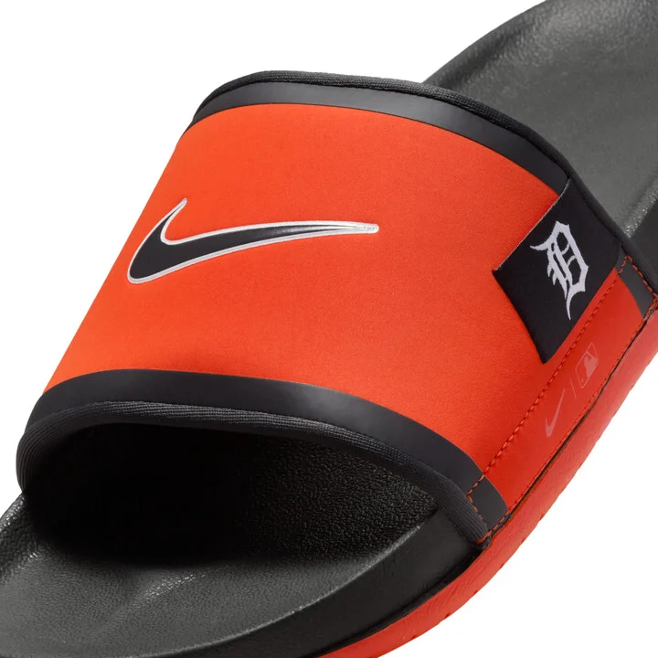 Nike Men's Offcourt (Detroit Tigers) Offcourt Slides in Orange | FN4476-800 - Image 6