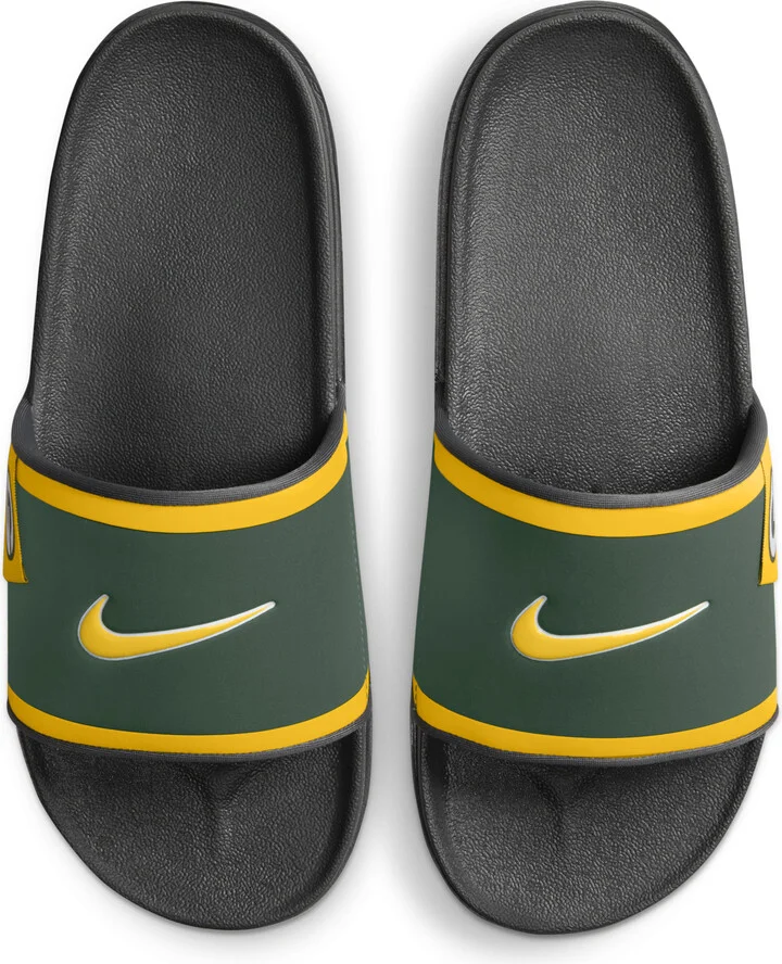 Nike Men's Offcourt (Green Bay Packers) Offcourt Slides in Green | FN4312-300 - Image 5