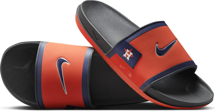 Nike Men's Offcourt (Houston Astros) Offcourt Slides in Orange | FN2678-800