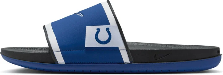 Nike Men's Offcourt (Indianapolis Colts) Offcourt Slides in Blue | FN3055-400 - Image 2