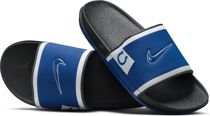 Nike Men's Offcourt (Indianapolis Colts) Offcourt Slides in Blue | FN3055-400