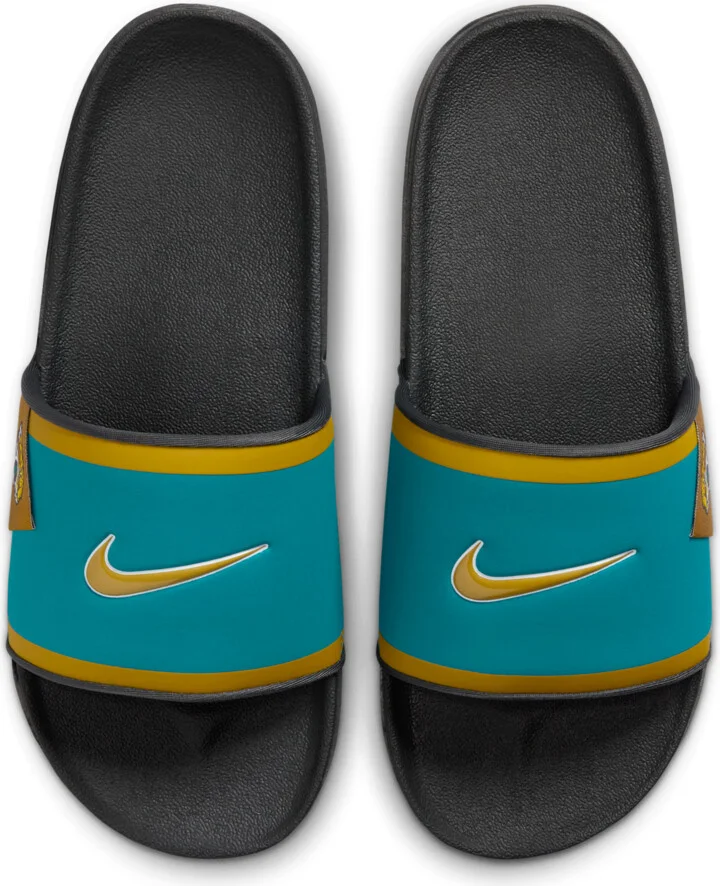 Nike Men's Offcourt (Jacksonville Jaguars) Offcourt Slides in Blue | FN4145-400 - Image 5