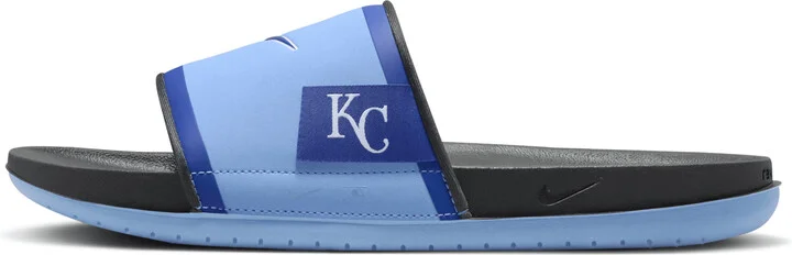 Nike Men's Offcourt (Kansas City Royals) Offcourt Slides in Blue | FN4464-400 - Image 2