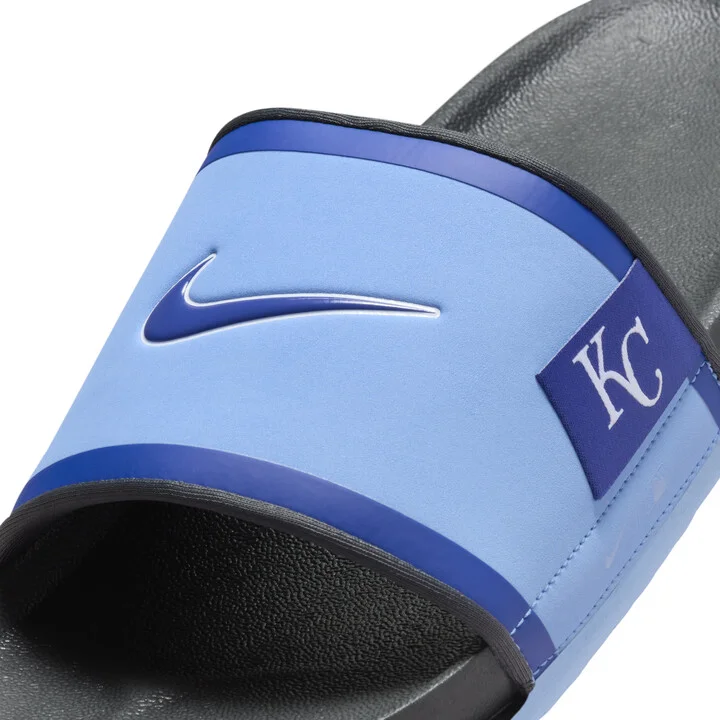 Nike Men's Offcourt (Kansas City Royals) Offcourt Slides in Blue | FN4464-400 - Image 6