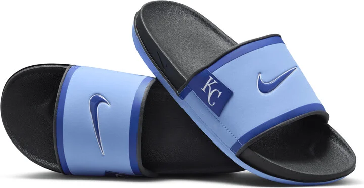 Nike Men's Offcourt (Kansas City Royals) Offcourt Slides in Blue | FN4464-400