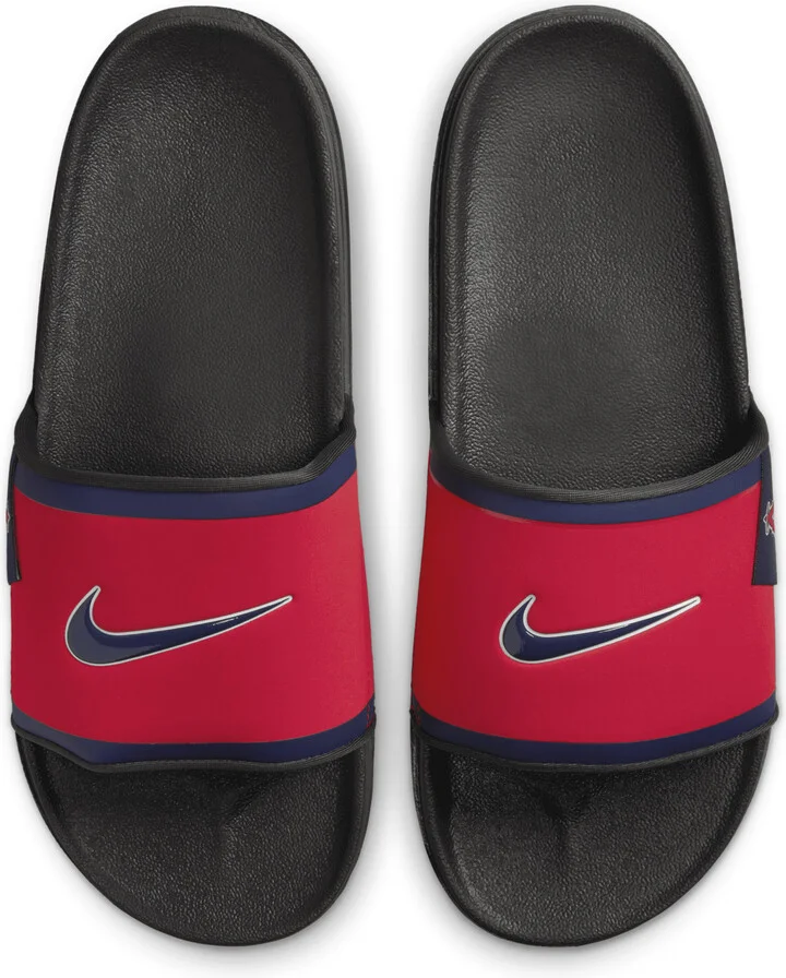 Nike Men's Offcourt (Los Angeles Angels) Offcourt Slides in Red | FN2649-600 - Image 5