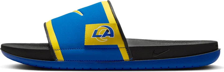 Nike Men's Offcourt (Los Angeles Rams) Offcourt Slides in Blue | FN4455-400 - Image 2