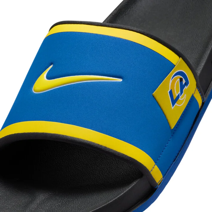 Nike Men's Offcourt (Los Angeles Rams) Offcourt Slides in Blue | FN4455-400 - Image 6