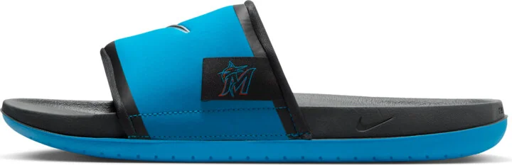 Nike Men's Offcourt (Miami Marlins) Offcourt Slides in Blue | FN4187-400 - Image 2