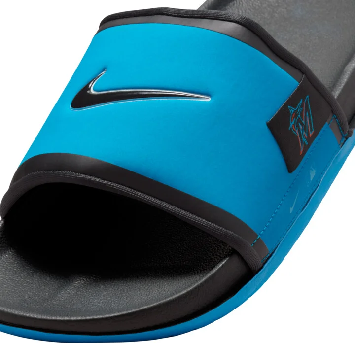 Nike Men's Offcourt (Miami Marlins) Offcourt Slides in Blue | FN4187-400 - Image 6