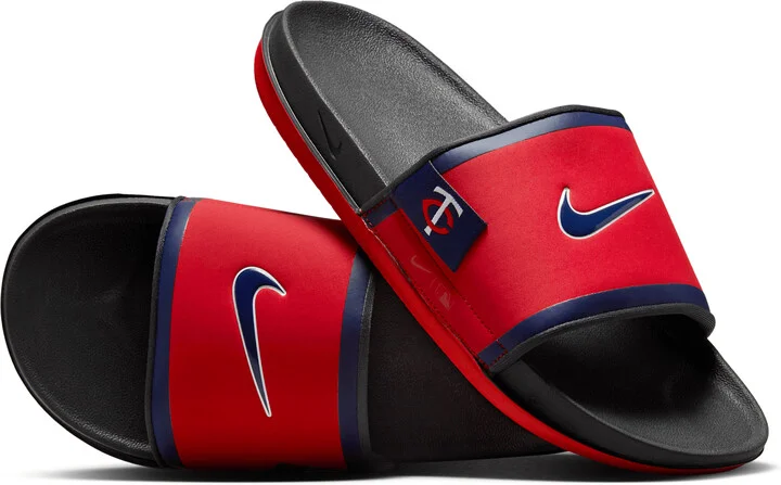 Nike Men's Offcourt (Minnesota Twins) Offcourt Slides in Red | FN4480-600