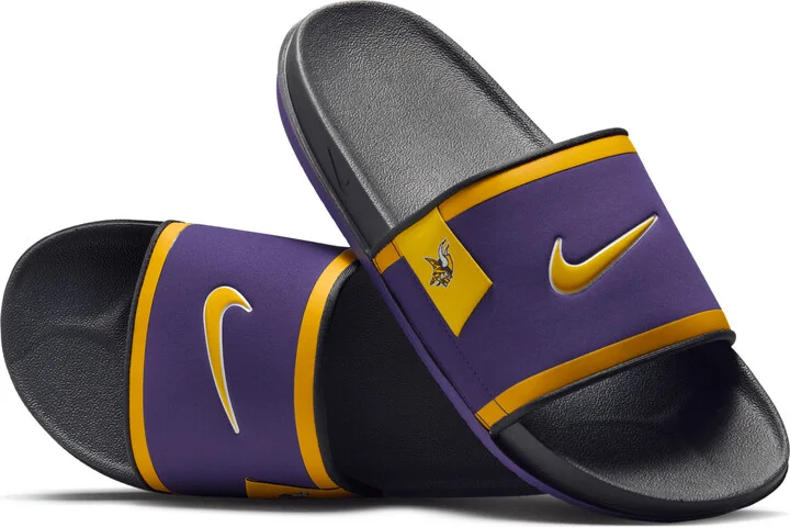 Nike Men's Offcourt (Minnesota Vikings) Offcourt Slides in Purple | FN4484-500