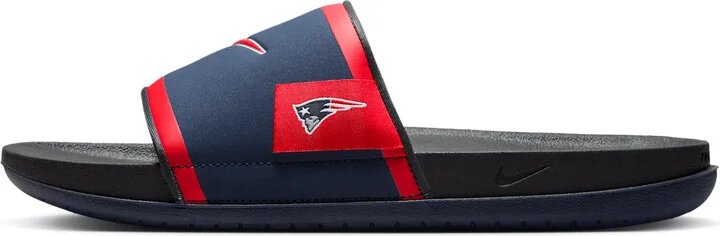 Nike Men's Offcourt (New England Patriots) Offcourt Slides in Blue | FN4317-400 - Image 2