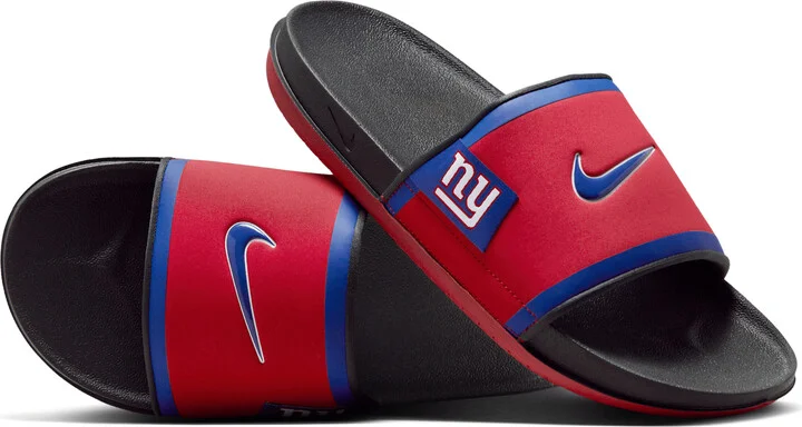 Nike Men's Offcourt (New York Giants) Offcourt Slides in Red | FN4141-600