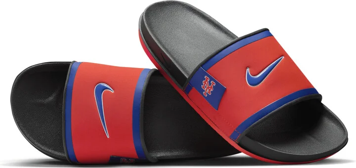 Nike Men's Offcourt (New York Mets) Offcourt Slides in Orange | FN4188-800
