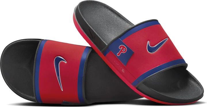 Nike Men's Offcourt (Philadelphia Phillies) Offcourt Slides in Red | FN4319-600