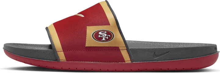 Nike Men's Offcourt (San Francisco 49ers) Offcourt Slides in Red | FN2631-600 - Image 2