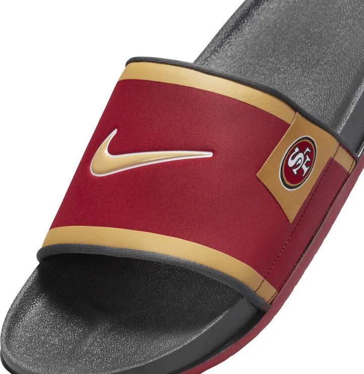 Nike Men's Offcourt (San Francisco 49ers) Offcourt Slides in Red | FN2631-600 - Image 6