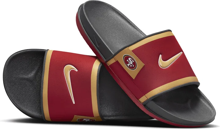Nike Men's Offcourt (San Francisco 49ers) Offcourt Slides in Red | FN2631-600