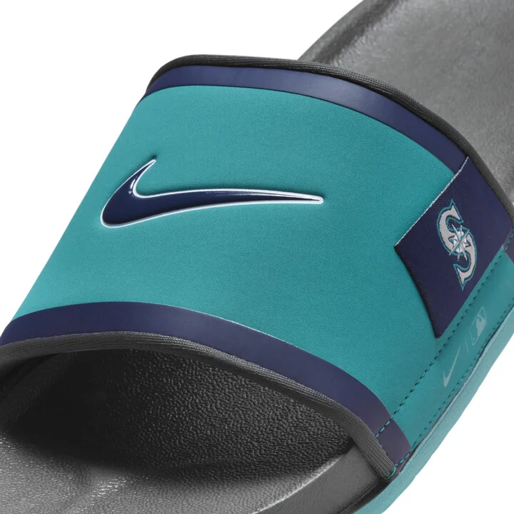 Nike Men's Offcourt (Seattle Mariners) Offcourt Slides in Blue | FN4186-400 - Image 6
