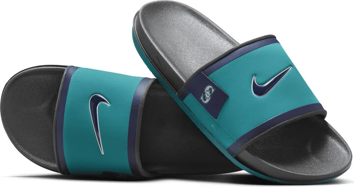 Nike Men's Offcourt (Seattle Mariners) Offcourt Slides in Blue | FN4186-400