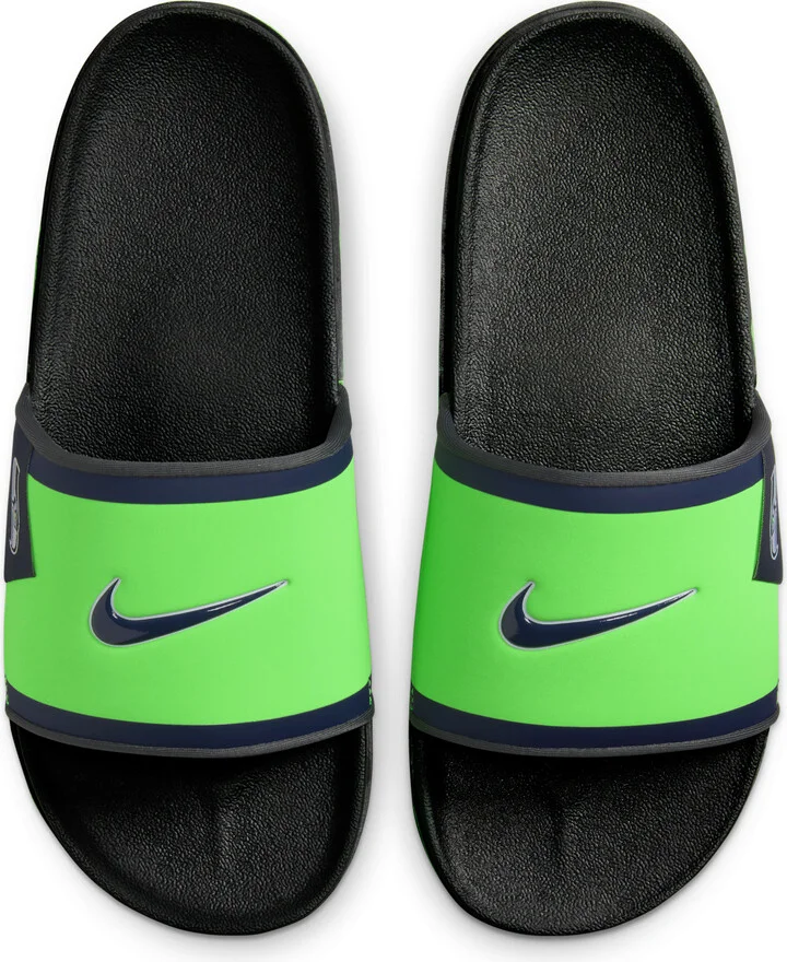 Nike Men's Offcourt (Seattle Seahawks) Offcourt Slides in Green | FN4466-300 - Image 5