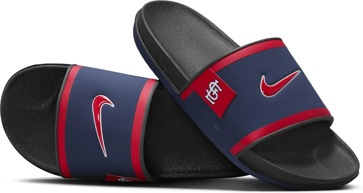 Nike Men's Offcourt (St. Louis Cardinals) Offcourt Slides in Blue | FN4471-400