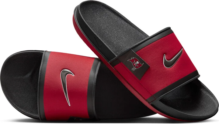 Nike Men's Offcourt (Tampa Bay Buccaneers) Offcourt Slides in Red | FN2966-600