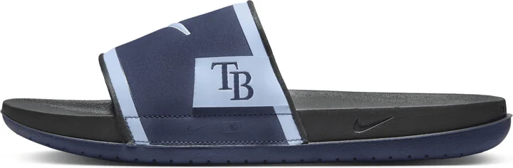 Nike Men's Offcourt (Tampa Bay Rays) Offcourt Slides in Blue | FN4458-400 - Image 2