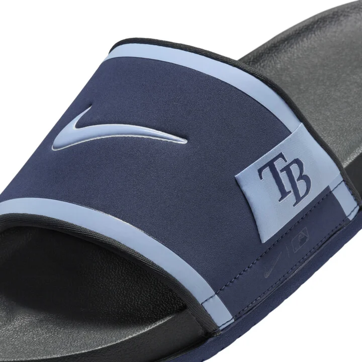 Nike Men's Offcourt (Tampa Bay Rays) Offcourt Slides in Blue | FN4458-400 - Image 6