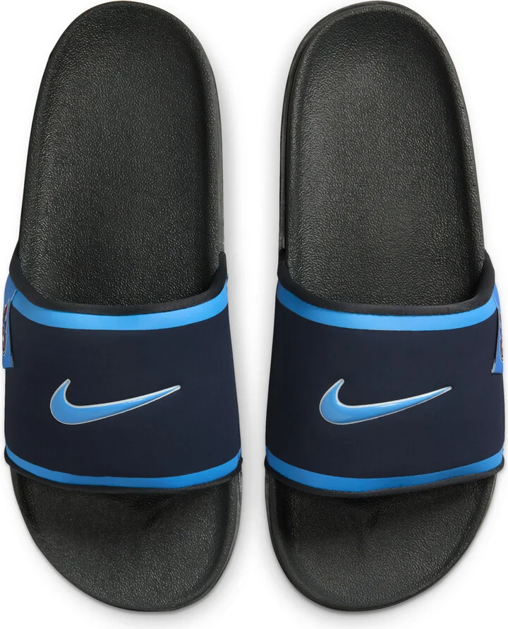 Nike Men's Offcourt (Tennessee Titans) Offcourt Slides in Blue | FN4477-400 - Image 5