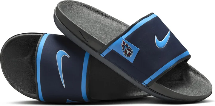 Nike Men's Offcourt (Tennessee Titans) Offcourt Slides in Blue | FN4477-400