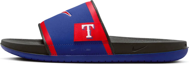 Nike Men's Offcourt (Texas Rangers) Offcourt Slides in Blue | FN4456-400 - Image 2
