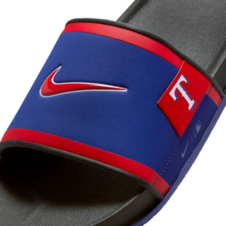 Nike Men's Offcourt (Texas Rangers) Offcourt Slides in Blue | FN4456-400 - Image 6