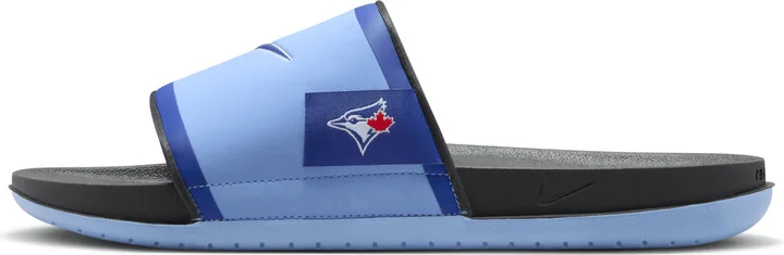 Nike Men's Offcourt (Toronto Blue Jays) Offcourt Slides in Blue | FN2690-400 - Image 2