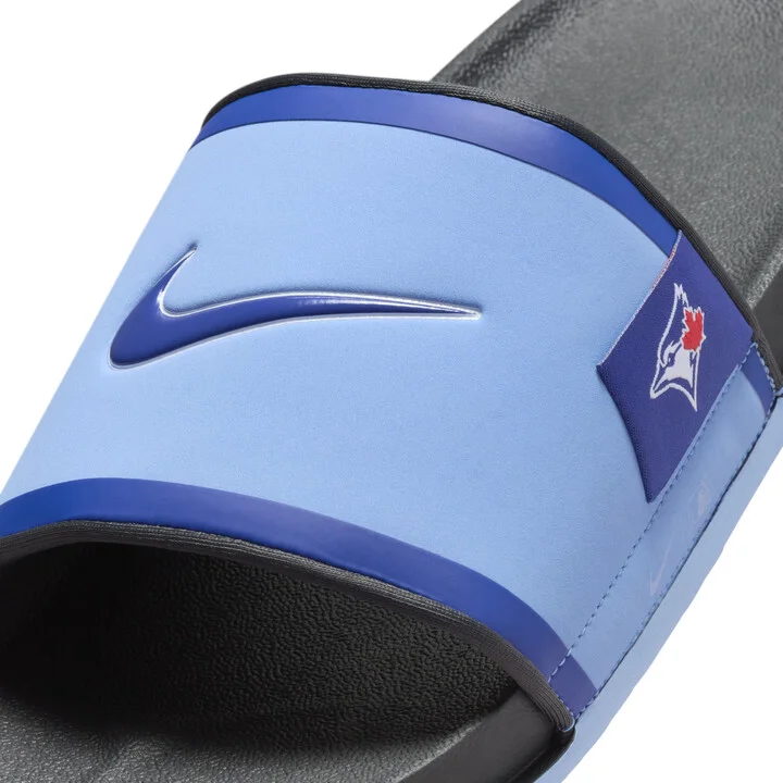 Nike Men's Offcourt (Toronto Blue Jays) Offcourt Slides in Blue | FN2690-400 - Image 6