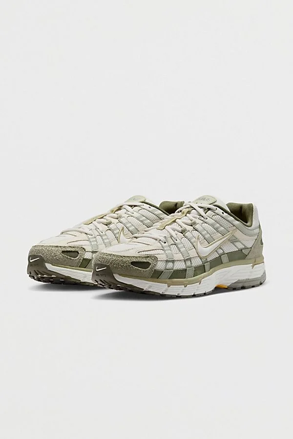 Nike Men's P-6000 Sneaker in Light Army/Cargo Khaki/Light Orewood Brown - Image 2