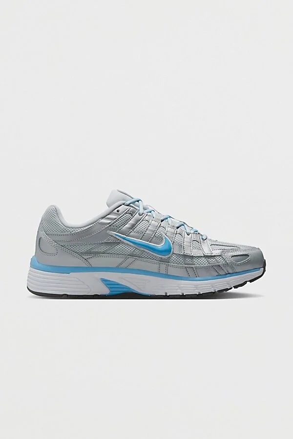 Nike Men's P-6000 Sneaker in Metallic Platinum/Pure Platinum/Metallic Silver