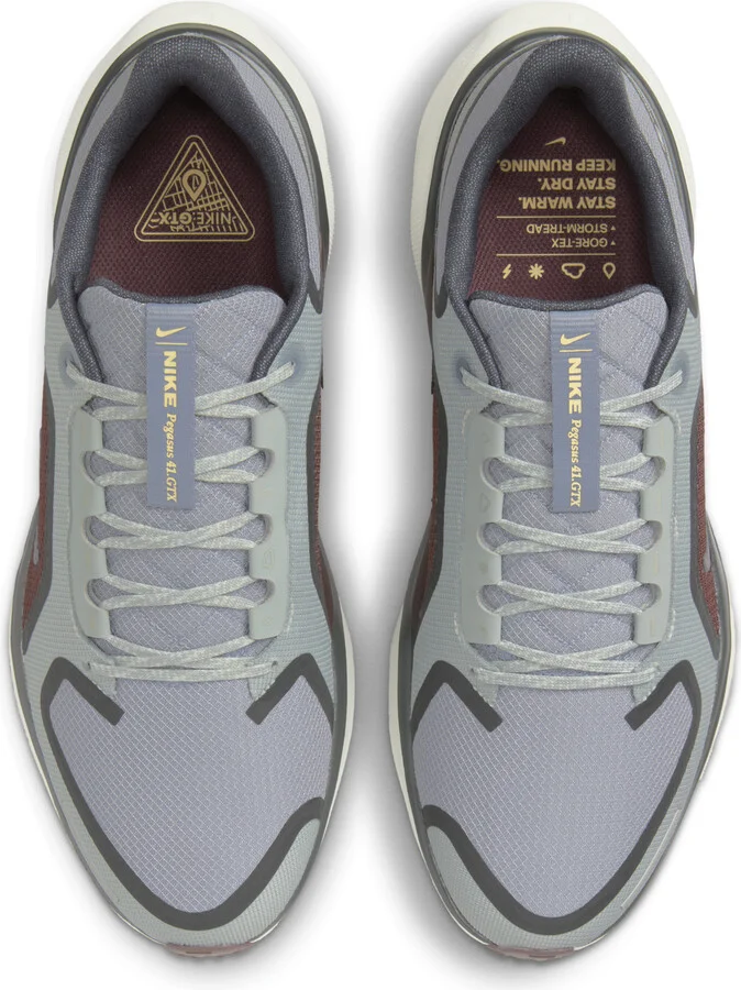 Nike Men's Pegasus 41 GORE-TEX Waterproof Road Running Shoes in Grey | FQ1356-003 - Image 4