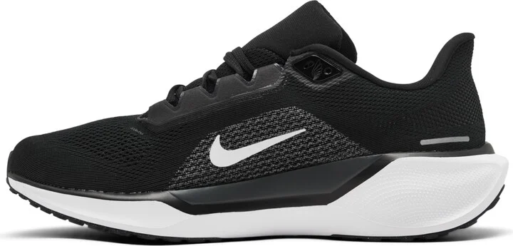 Nike Men's Pegasus 41 Wide Width Running Sneakers from Finish Line - Black/White - Image 3