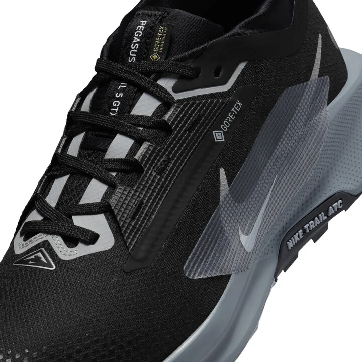 Nike Men's Pegasus Trail 5 GORE-TEX Waterproof Trail Running Shoes in Black | FQ0908-001 - Image 7