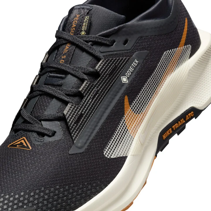 Nike Men's Pegasus Trail 5 GORE-TEX Waterproof Trail Running Shoes in Black | FQ0908-007 - Image 7