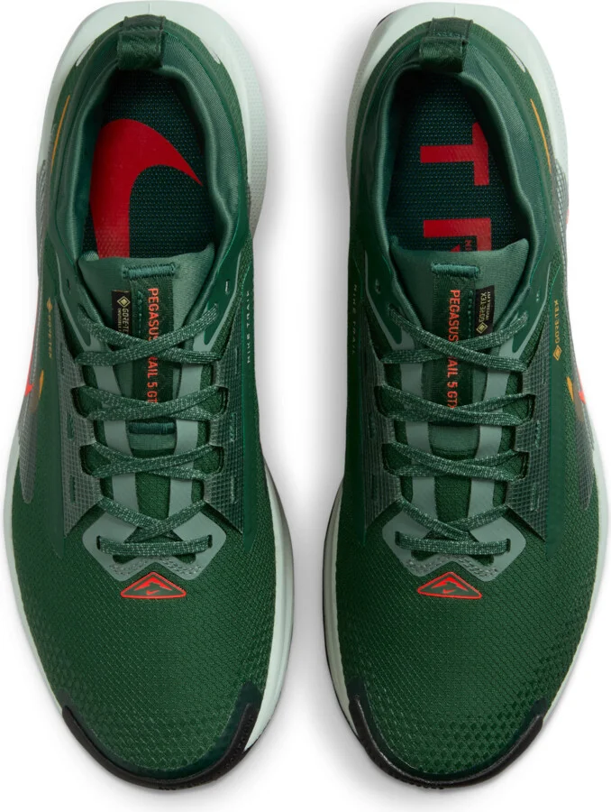 Nike Men's Pegasus Trail 5 GORE-TEX Waterproof Trail Running Shoes in Green | FQ0908-301 - Image 4