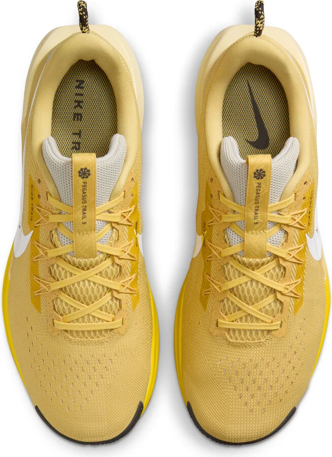 Nike Men's Pegasus Trail 5 Trail Running Shoes in Yellow | DV3864-700 - Image 4