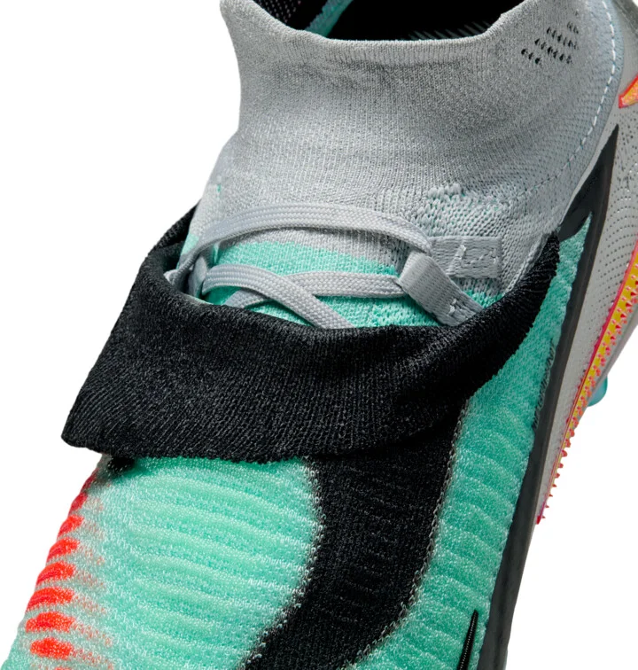 Nike Men's Phantom 6 High Elite Artificial-Grass Soccer Cleats in Grey | IH3985-001 - Image 10