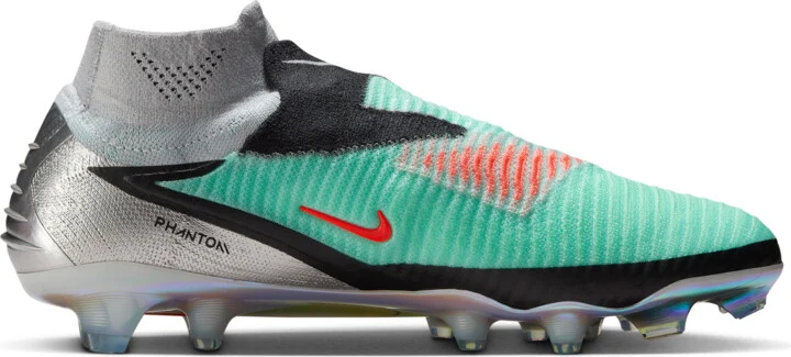Nike Men's Phantom 6 High Elite Firm-Ground Soccer Cleats in Grey | IH3735-001 - Image 3