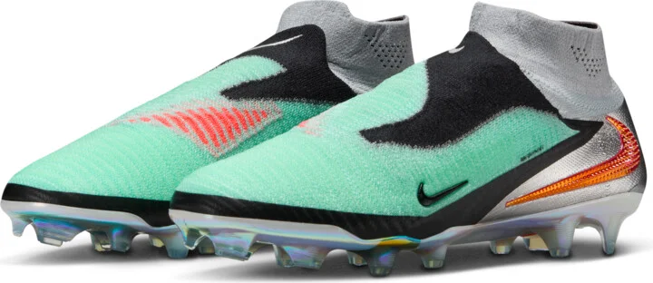 Nike Men's Phantom 6 High Elite Firm-Ground Soccer Cleats in Grey | IH3735-001 - Image 5