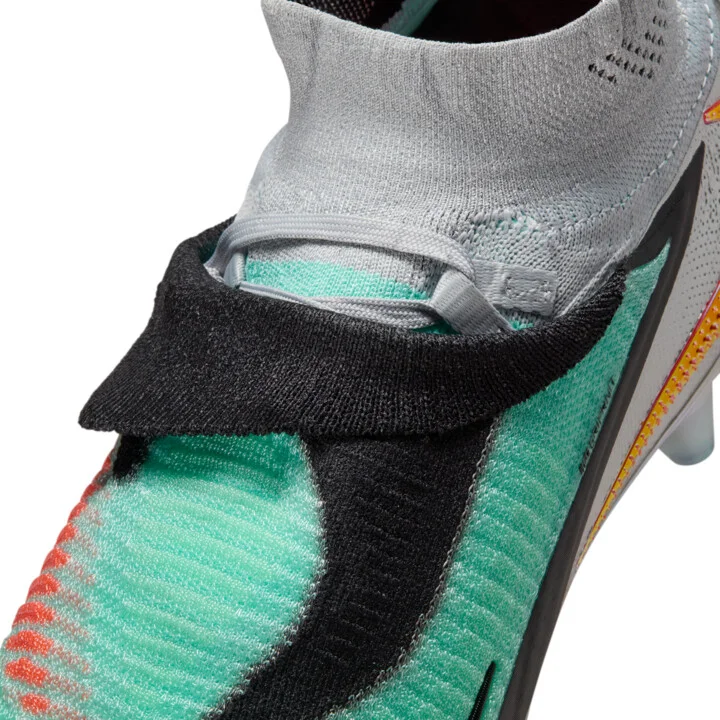 Nike Men's Phantom 6 High Elite Firm-Ground Soccer Cleats in Grey | IH3735-001 - Image 10